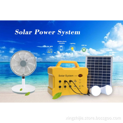 Mini Solar lighting system with mp3,radio from Manufacture